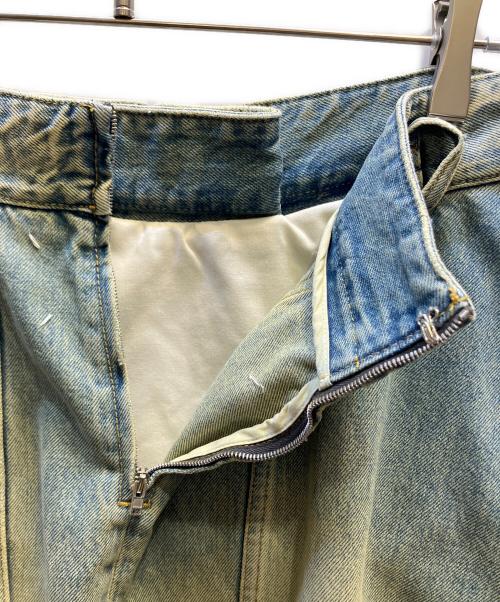 Maison Margiela（メゾンマルジェラ）Maison Margiela (メゾンマルジェラ) 変形デニムスカート インディゴ サイズ:36の古着・服飾アイテム