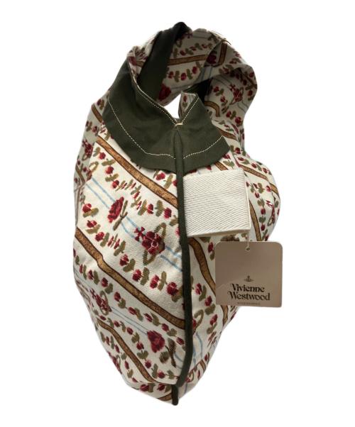 Vivienne Westwood accessories（ヴィヴィアン ウエストウッド アクセサリー）Vivienne Westwood accessories (ヴィヴィアン ウエストウッド アクセサリー) ハンドバッグ アイボリー×カーキの古着・服飾アイテム
