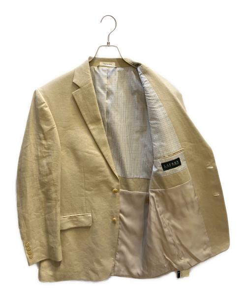 LAUREN RALPH LAUREN（ローレン ラルフ ローレン）LAUREN RALPH LAUREN (ローレン ラルフ ローレン) 2Bジャケット ベージュ サイズ:不明の古着・服飾アイテム