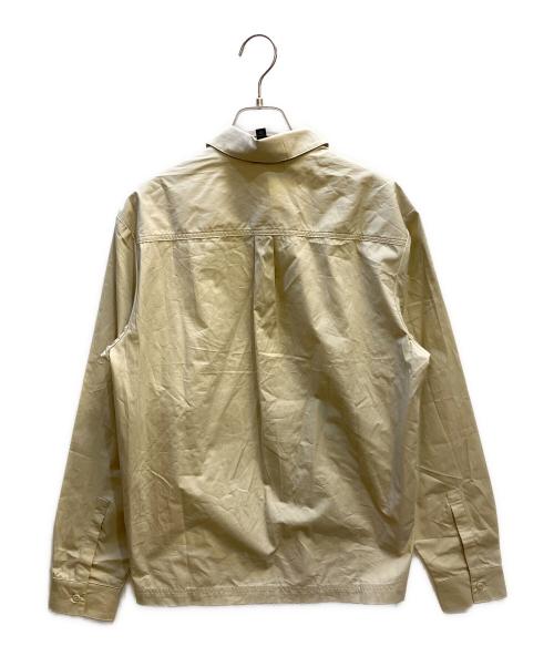 adidas（アディダス）adidas (アディダス) LUXFLOW ALPHA 長袖カジュアルシャツ ベージュ サイズ:Ｍの古着・服飾アイテム