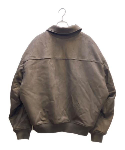 ZARA（ザラ）ZARA (ザラ) フェイクスエード パフジャケット ブラウン サイズ:Lの古着・服飾アイテム