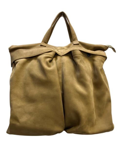 SLOW（スロウ）SLOW (スロウ) レザートートバッグ カーキの古着・服飾アイテム