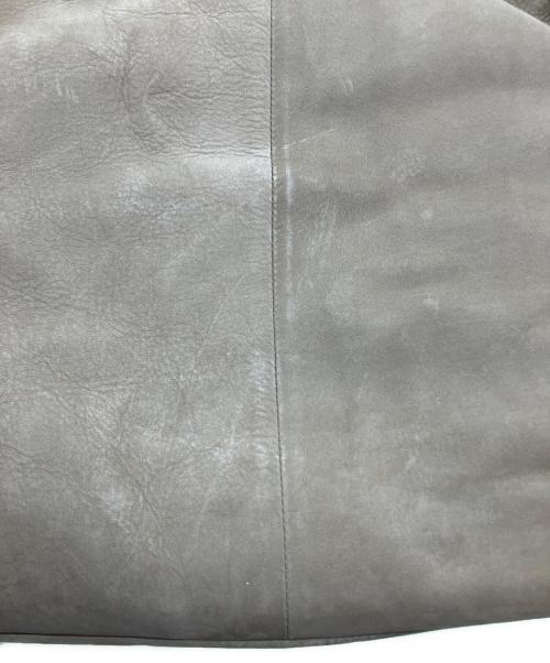 SLOW（スロウ）SLOW (スロウ) レザートートバッグ カーキの古着・服飾アイテム