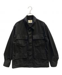CALIFORNIA SPORTWEAR（カリフォルニア スポーツウェア）の古着「ジャングルファティーグジャケット」｜ブラック