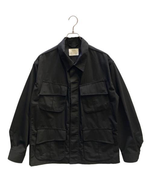 CALIFORNIA SPORTWEAR（カリフォルニア スポーツウェア）CALIFORNIA SPORTWEAR (カリフォルニア スポーツウェア) ジャングルファティーグジャケット ブラック サイズ:Ｍの古着・服飾アイテム