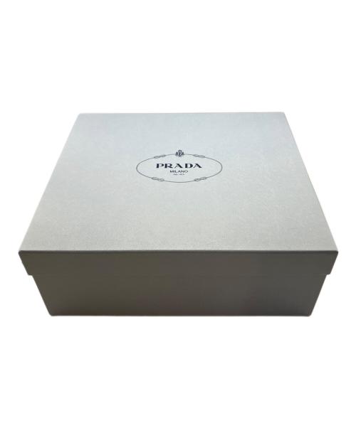 PRADA（プラダ）PRADA (プラダ) モノリスショートローファーブーツ ブラック サイズ:37 1/2の古着・服飾アイテム