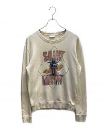 Saint Laurent Paris（サンローランパリ）の古着「Robot Sweatshirt」｜アイボリー
