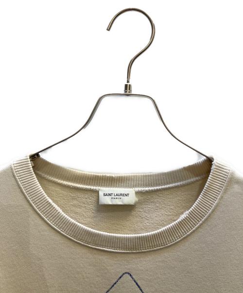 Saint Laurent Paris（サンローランパリ）Saint Laurent Paris (サンローランパリ) Robot Sweatshirt アイボリー サイズ:ＸＳの古着・服飾アイテム