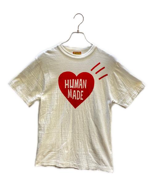HUMAN MADE（ヒューマンメイド）HUMAN MADE (ヒューマンメイド) 半袖カットソー ホワイト サイズ:Sの古着・服飾アイテム