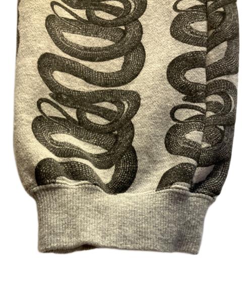 Thee Hysteric XXX（ジィ ヒステリックトリプルエックス）Thee Hysteric XXX (ジィ ヒステリックトリプルエックス) SNAKE LOOP スウェットパンツ グレー サイズ:Sの古着・服飾アイテム
