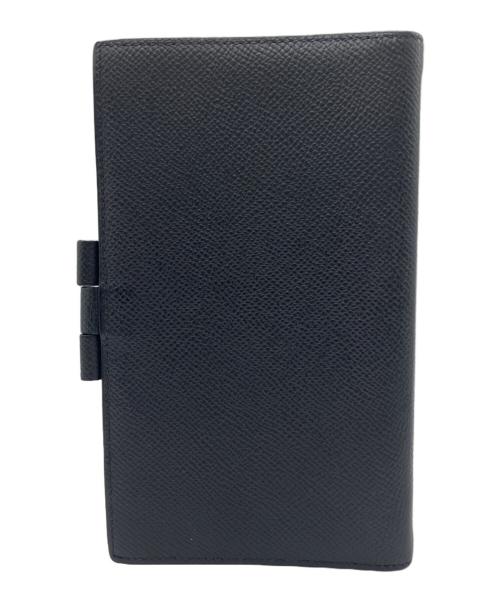 HERMES（エルメス）HERMES (エルメス) アジェンダヴィジョンⅡ　手帳カバー ブラックの古着・服飾アイテム