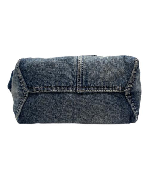 MARC JACOBS（マークジェイコブス）MARC JACOBS (マークジェイコブス) ザ ボウ サック デニム ハンドバッグ ブルーの古着・服飾アイテム