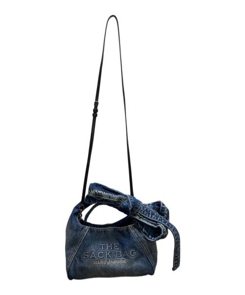 MARC JACOBS（マークジェイコブス）MARC JACOBS (マークジェイコブス) ザ ボウ サック デニム ハンドバッグ ブルーの古着・服飾アイテム