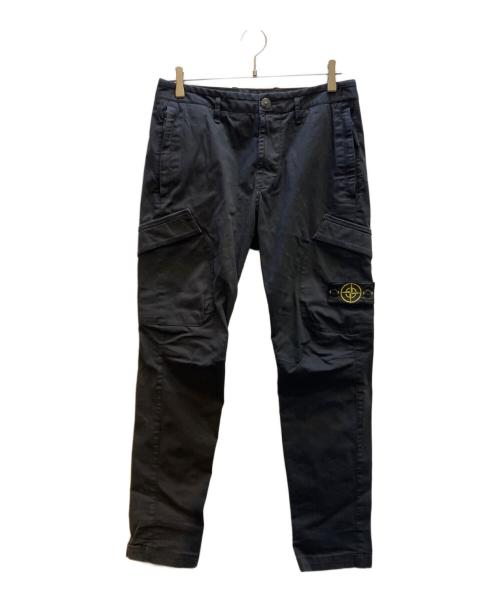 STONE ISLAND（ストーンアイランド）STONE ISLAND (ストーンアイランド) カーゴパンツ ブラック サイズ:73.5cm（Ｗ29）の古着・服飾アイテム