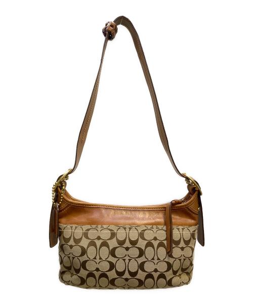 COACH（コーチ）COACH (コーチ) ショルダーバッグ ブラウンの古着・服飾アイテム
