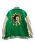 LowBlowKnuckle (ロウブロウナックル) BETTY BOOP (ベティー・ブープ) スタジャン ホワイト×グリーン サイズ:XL：12000円