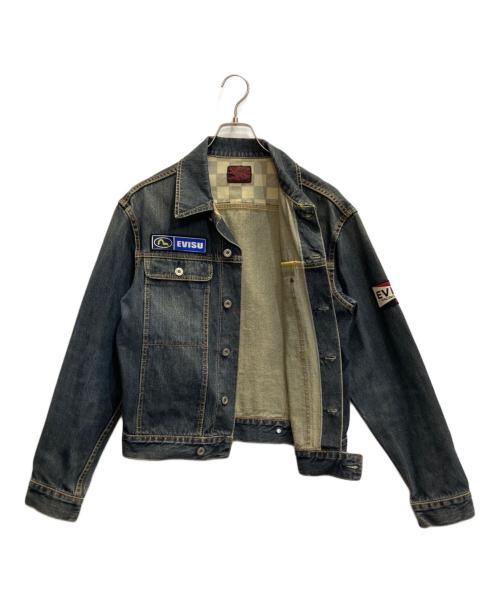 EVISU（エヴィス）EVISU (エヴィス) デニムジャケット インディゴ サイズ:Ｍの古着・服飾アイテム