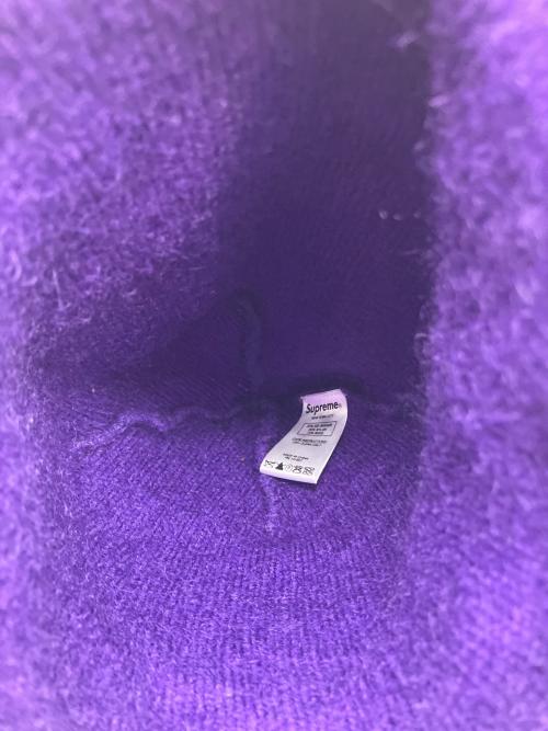 SUPREME（シュプリーム）SUPREME (シュプリーム) ニット帽 パープルの古着・服飾アイテム
