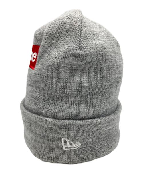 SUPREME（シュプリーム）SUPREME (シュプリーム) Supreme New Era Cross Box Logo Beanie  グレーの古着・服飾アイテム