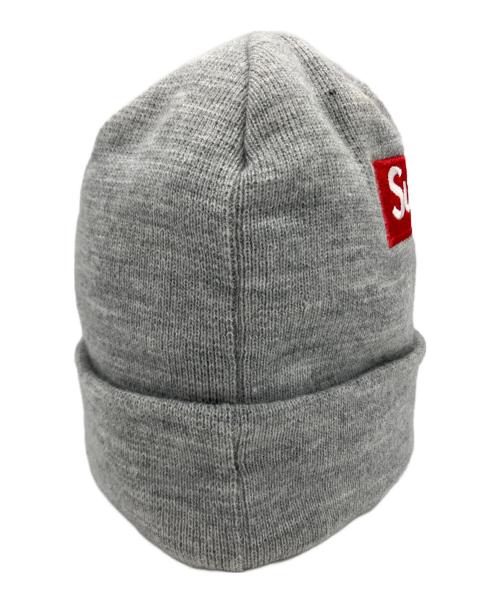 SUPREME（シュプリーム）SUPREME (シュプリーム) Supreme New Era Cross Box Logo Beanie  グレーの古着・服飾アイテム