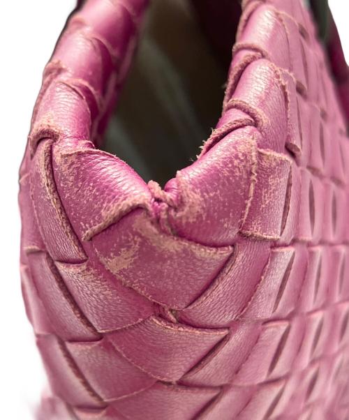 BOTTEGA VENETA（ボッテガベネタ）BOTTEGA VENETA (ボッテガベネタ) イントレチャート　トートバッグ ショッキングピンクの古着・服飾アイテム