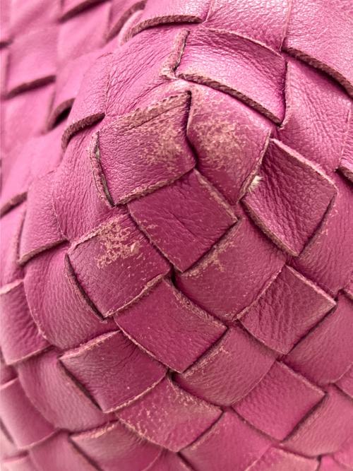 BOTTEGA VENETA（ボッテガベネタ）BOTTEGA VENETA (ボッテガベネタ) イントレチャート　トートバッグ ショッキングピンクの古着・服飾アイテム