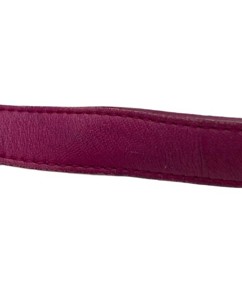 BOTTEGA VENETA（ボッテガベネタ）BOTTEGA VENETA (ボッテガベネタ) イントレチャート　トートバッグ ショッキングピンクの古着・服飾アイテム