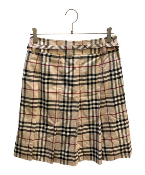 BURBERRY LONDON（バーバリーロンドン）BURBERRY LONDON (バーバリーロンドン) プリーツスカート ベージュ サイズ:40の古着・服飾アイテム