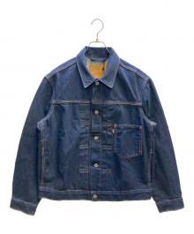 LEVI'S PReMIUM（リーバイス プレミアム）の古着「TYPE I トラッカージャケット セルビッジ」｜ネイビー