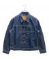 LEVI'S PReMIUM（リーバイス プレミアム）の古着「TYPE I トラッカージャケット セルビッジ」｜ネイビー