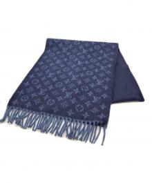 LOUIS VUITTON（ルイ ヴィトン）の古着「エシャルプ・モノグラムグラディエント」｜ネイビー