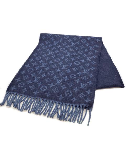 LOUIS VUITTON（ルイ ヴィトン）LOUIS VUITTON (ルイ ヴィトン) エシャルプ・モノグラムグラディエント ネイビーの古着・服飾アイテム