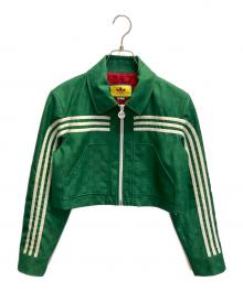 GUCCI×adidas（グッチ×アディダス）の古着「ジャガードトラックジャケット」｜グリーン