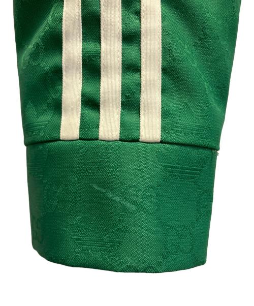 GUCCI（グッチ）GUCCI (グッチ) adidas (アディダス) ジャガードトラックジャケット グリーン サイズ:42の古着・服飾アイテム