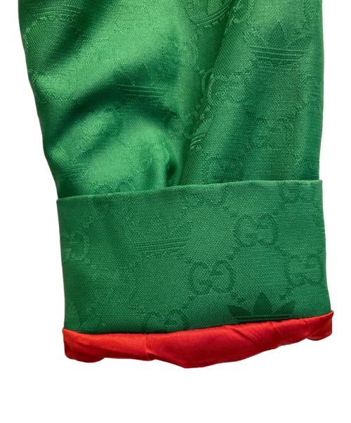 GUCCI（グッチ）GUCCI (グッチ) adidas (アディダス) ジャガードトラックジャケット グリーン サイズ:42の古着・服飾アイテム