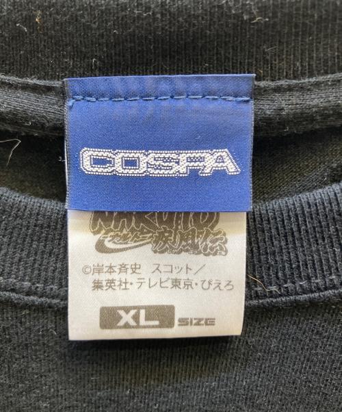 COSPA（コスパ）COSPA (コスパ) 半袖カットソー ブラック サイズ:XLの古着・服飾アイテム