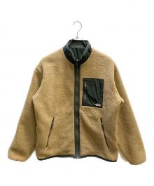 THE NORTH FACE（ザ ノース フェイス）の古着「リバーシブルエクストリームパイルフリースジャケット」｜グリーン×ベージュ