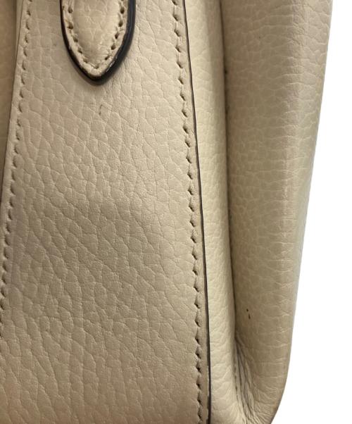 GUCCI（グッチ）GUCCI (グッチ) インターロッキングG チェーンショルダーバッグ アイボリーの古着・服飾アイテム