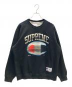 Champion×SUPREMEチャンピオン×シュプリーム）の古着「スウェット」｜ブラック