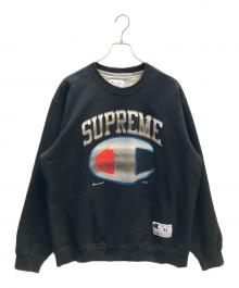 Champion×SUPREME（チャンピオン×シュプリーム）の古着「スウェット」｜ブラック