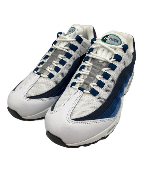 NIKE（ナイキ）NIKE (ナイキ) AIR MAX 95 BIG BUBBLE ホワイト×ブルー サイズ:26.5㎝の古着・服飾アイテム
