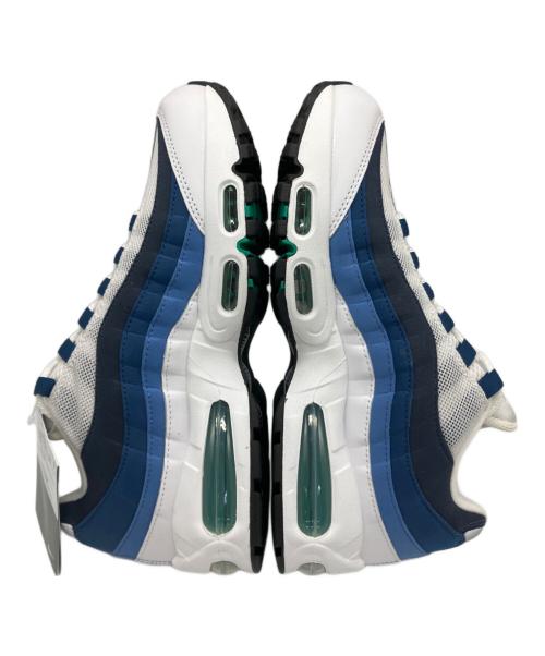 NIKE（ナイキ）NIKE (ナイキ) AIR MAX 95 BIG BUBBLE ホワイト×ブルー サイズ:26.5㎝の古着・服飾アイテム