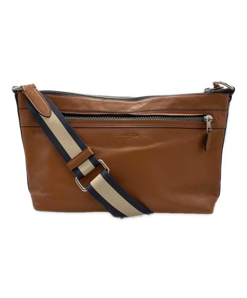 COACH（コーチ）COACH (コーチ) チャールズ フライトバッグ イン スムースレザー ブラウンの古着・服飾アイテム