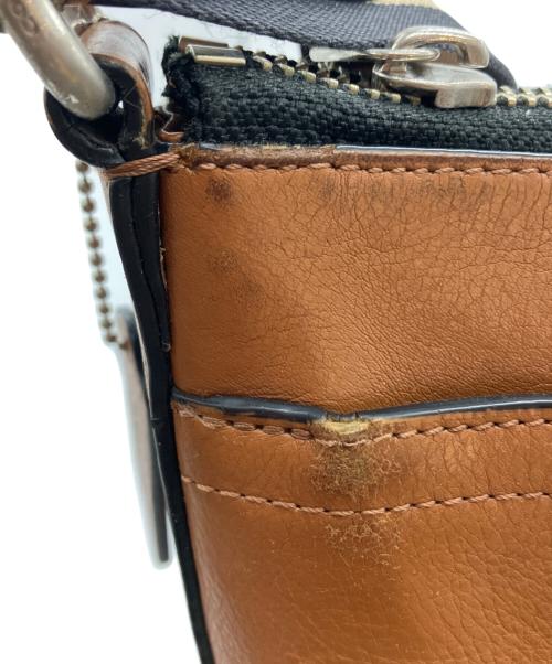 COACH（コーチ）COACH (コーチ) チャールズ フライトバッグ イン スムースレザー ブラウンの古着・服飾アイテム
