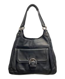 COACH（コーチ）の古着「キャンベル レザー ホーボー」｜ブラック