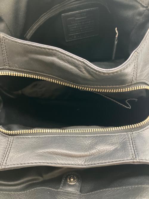 COACH（コーチ）COACH (コーチ) キャンベル レザー ホーボー ブラックの古着・服飾アイテム