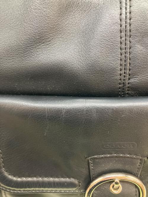 COACH（コーチ）COACH (コーチ) キャンベル レザー ホーボー ブラックの古着・服飾アイテム