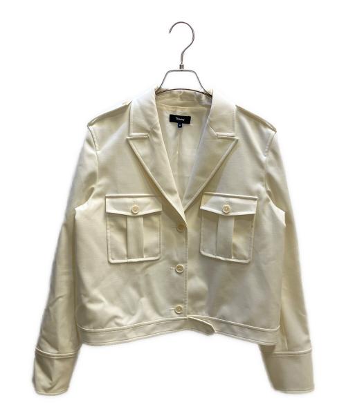 theory（セオリー）theory (セオリー) ジャケット ホワイト サイズ:8の古着・服飾アイテム