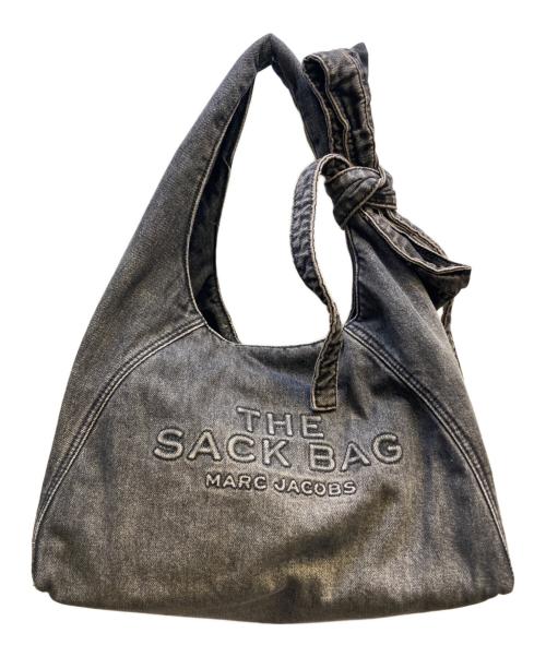 MARC JACOBS（マークジェイコブス）MARC JACOBS (マークジェイコブス) ザ ボウ デニム サック バッグ グレーの古着・服飾アイテム