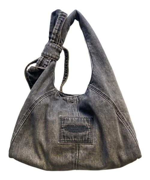 MARC JACOBS（マークジェイコブス）MARC JACOBS (マークジェイコブス) ザ ボウ デニム サック バッグ グレーの古着・服飾アイテム